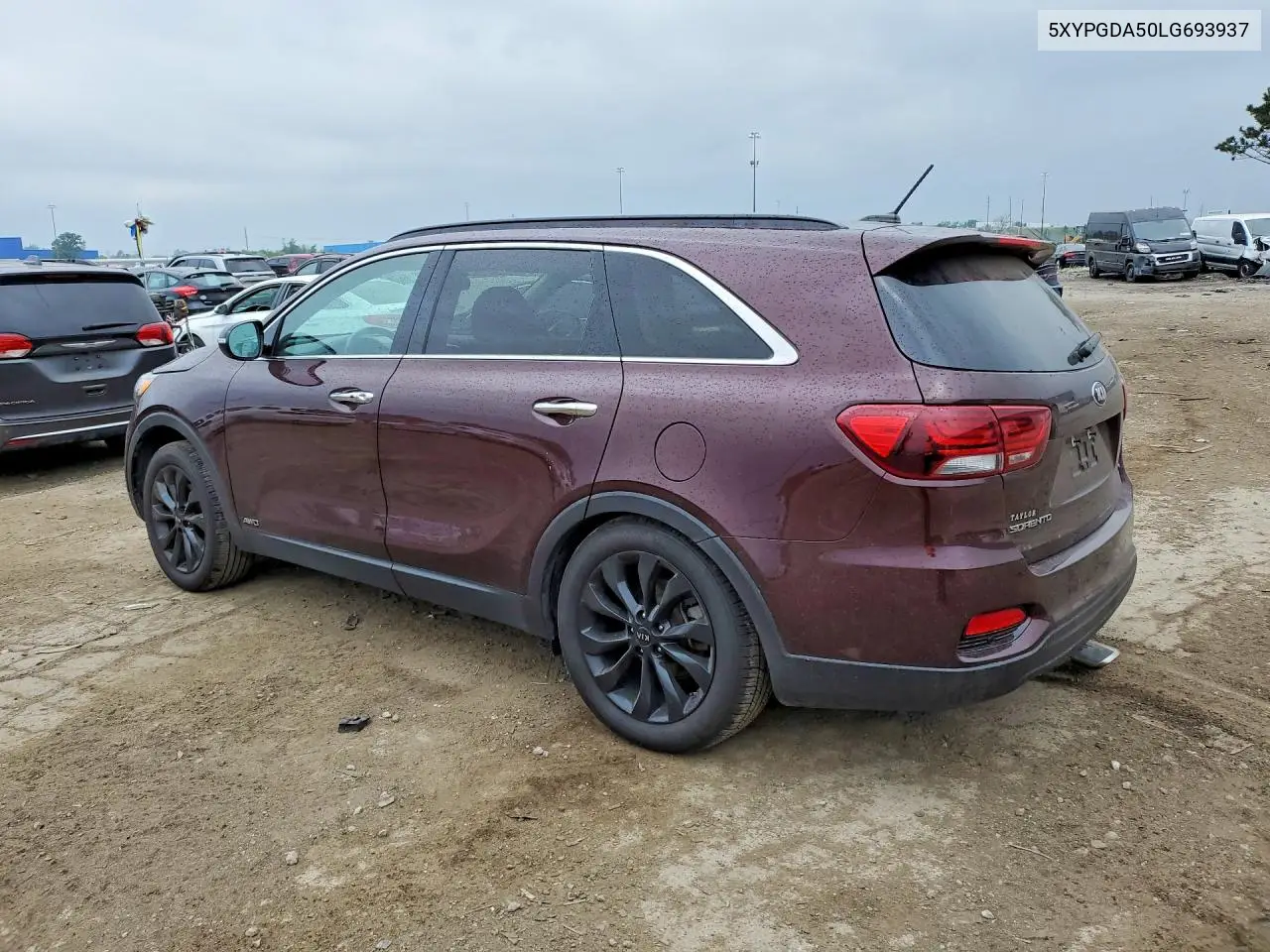 2020 Kia Sorento S VIN: 5XYPGDA50LG693937 Lot: 62075896