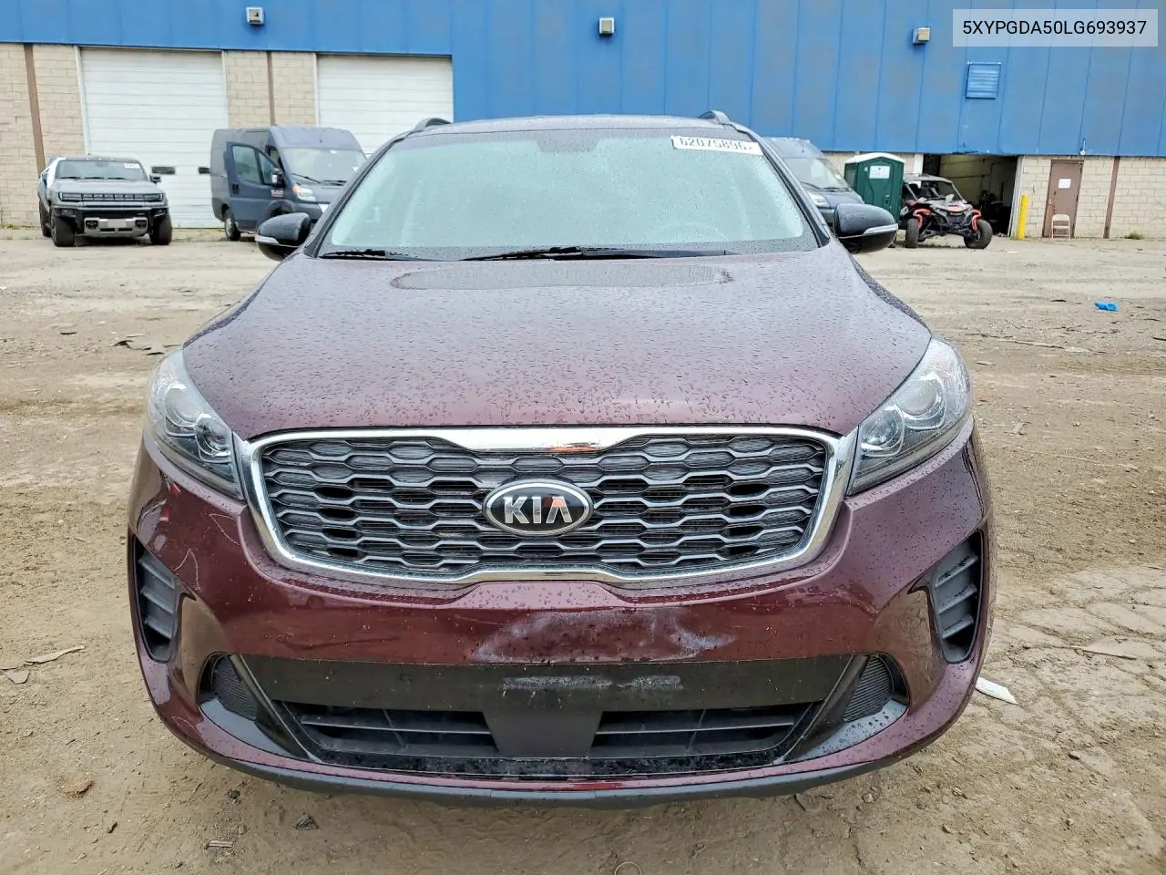 2020 Kia Sorento S VIN: 5XYPGDA50LG693937 Lot: 62075896