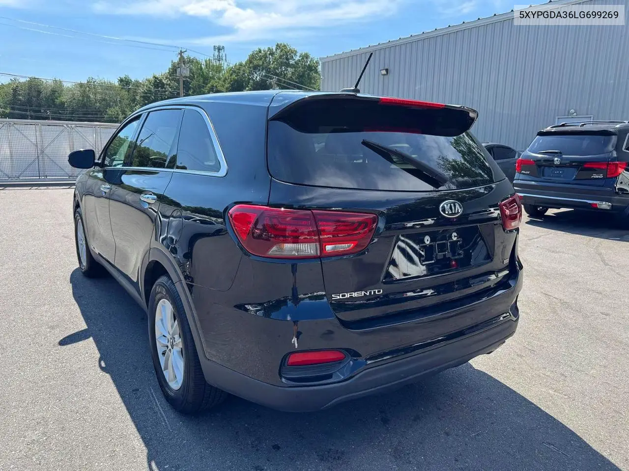 2020 Kia Sorento Lx VIN: 5XYPGDA36LG699269 Lot: 62258396