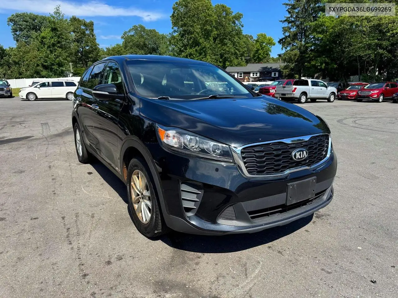 2020 Kia Sorento Lx VIN: 5XYPGDA36LG699269 Lot: 62258396