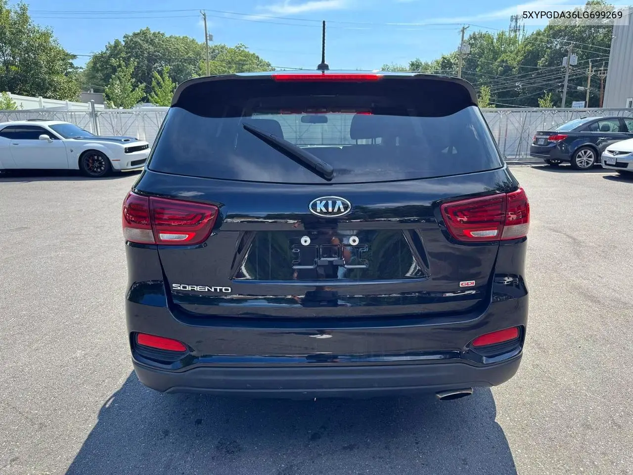 2020 Kia Sorento Lx VIN: 5XYPGDA36LG699269 Lot: 62258396