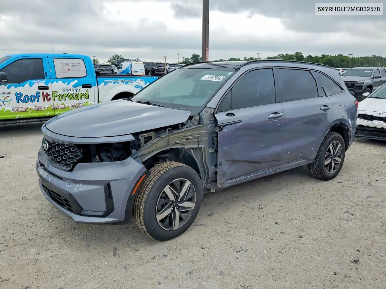 2021 Kia Sorento Ex VIN: 5XYRHDLF7MG032578 Lot: 55979546