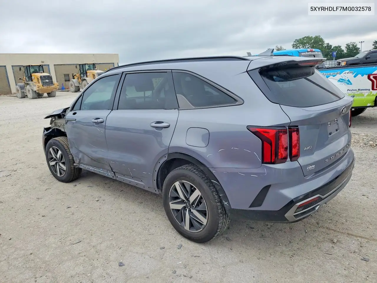 2021 Kia Sorento Ex VIN: 5XYRHDLF7MG032578 Lot: 55979546