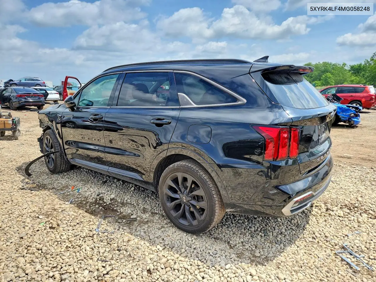 2021 Kia Sorento Sx VIN: 5XYRK4LF4MG058248 Lot: 56656136