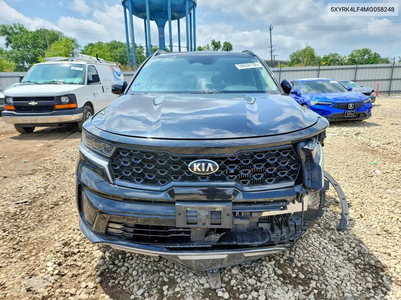 2021 Kia Sorento Sx VIN: 5XYRK4LF4MG058248 Lot: 56656136