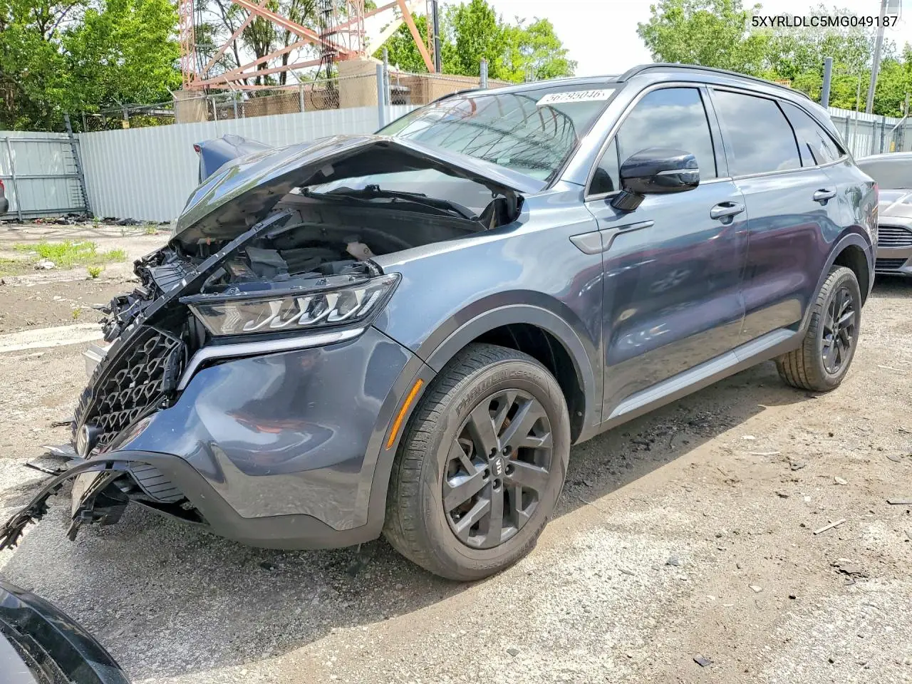 2021 Kia Sorento S VIN: 5XYRLDLC5MG049187 Lot: 56795046