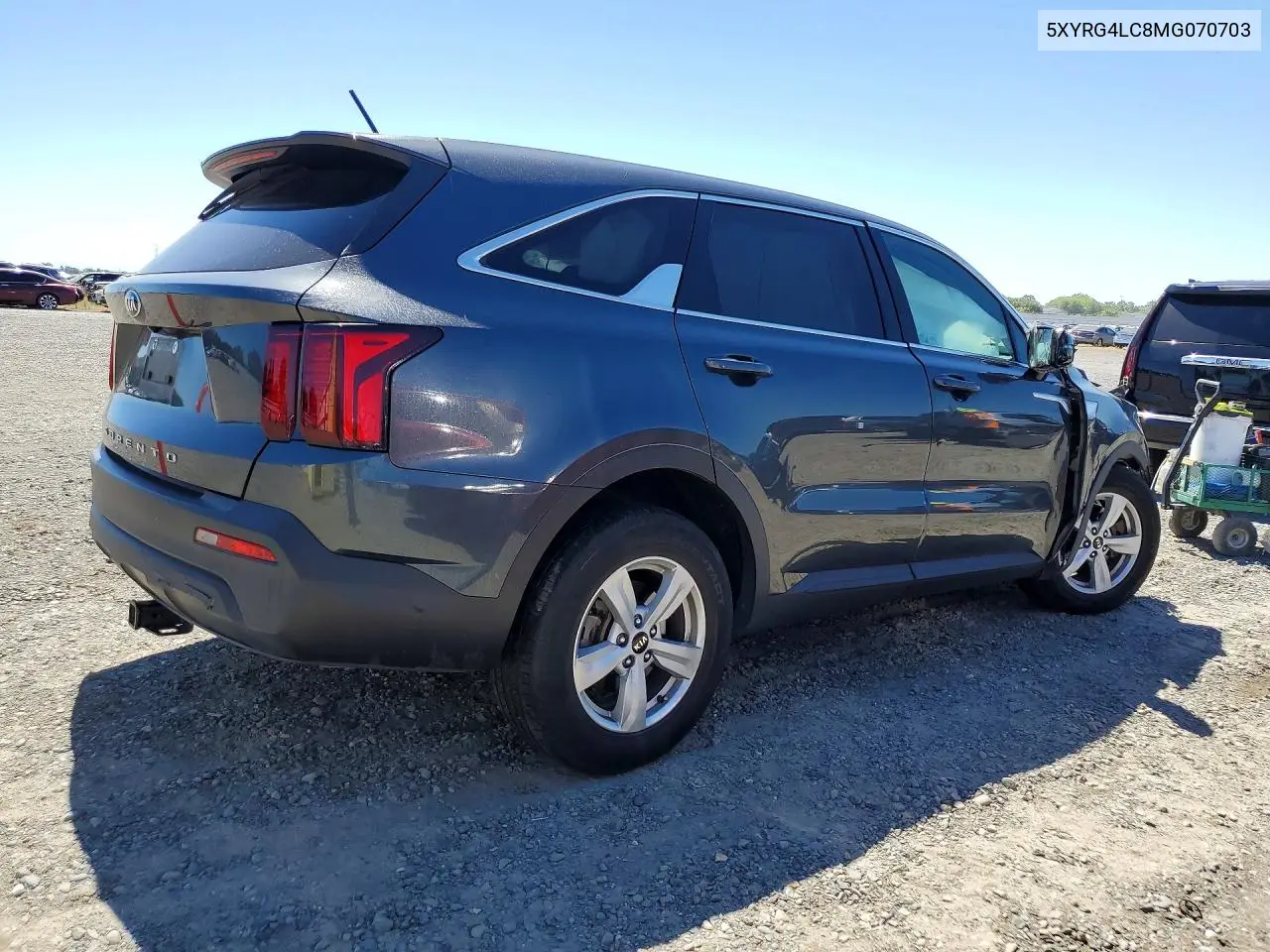 2021 Kia Sorento Lx VIN: 5XYRG4LC8MG070703 Lot: 57152126