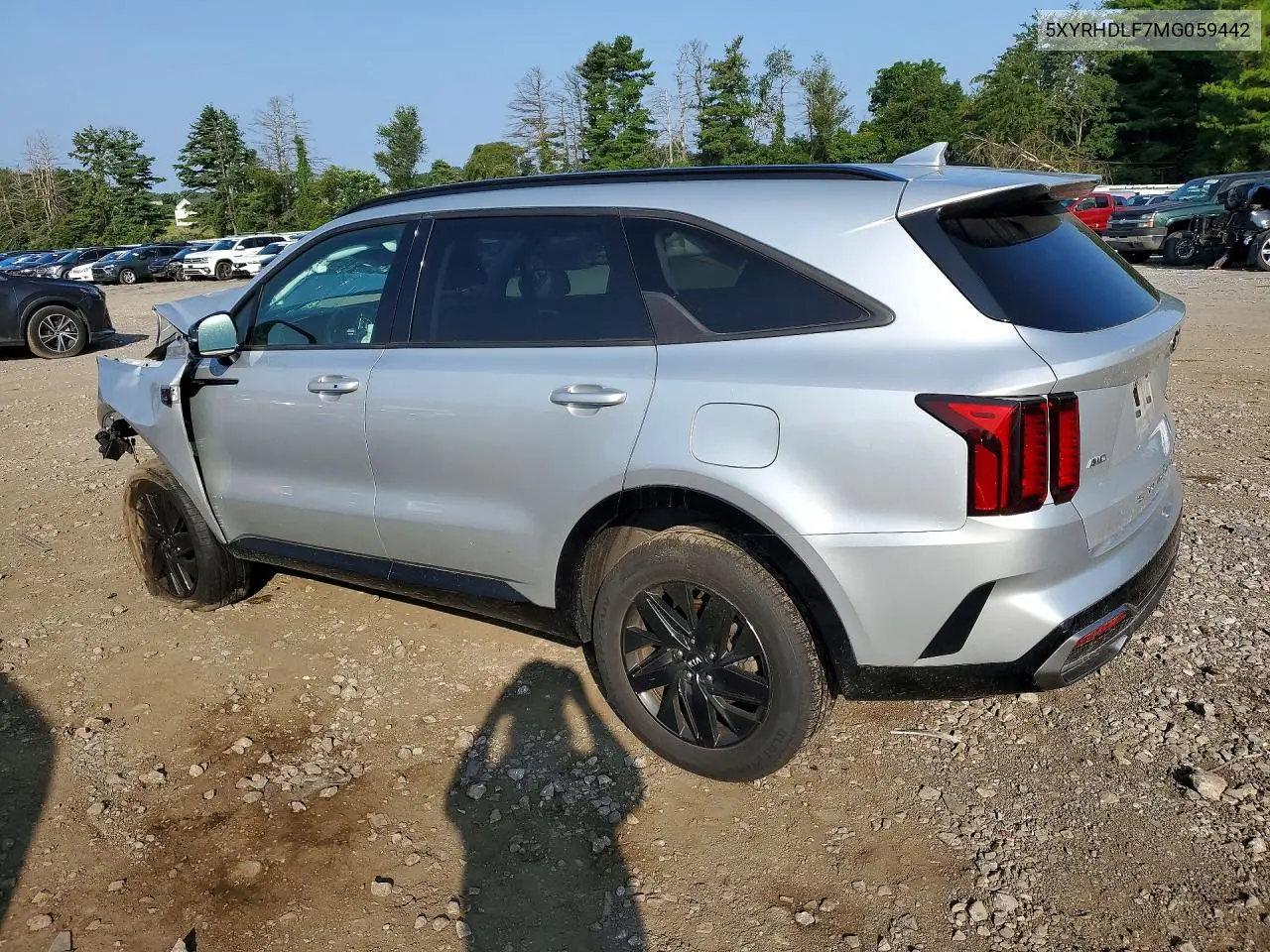 2021 Kia Sorento Ex VIN: 5XYRHDLF7MG059442 Lot: 60028256