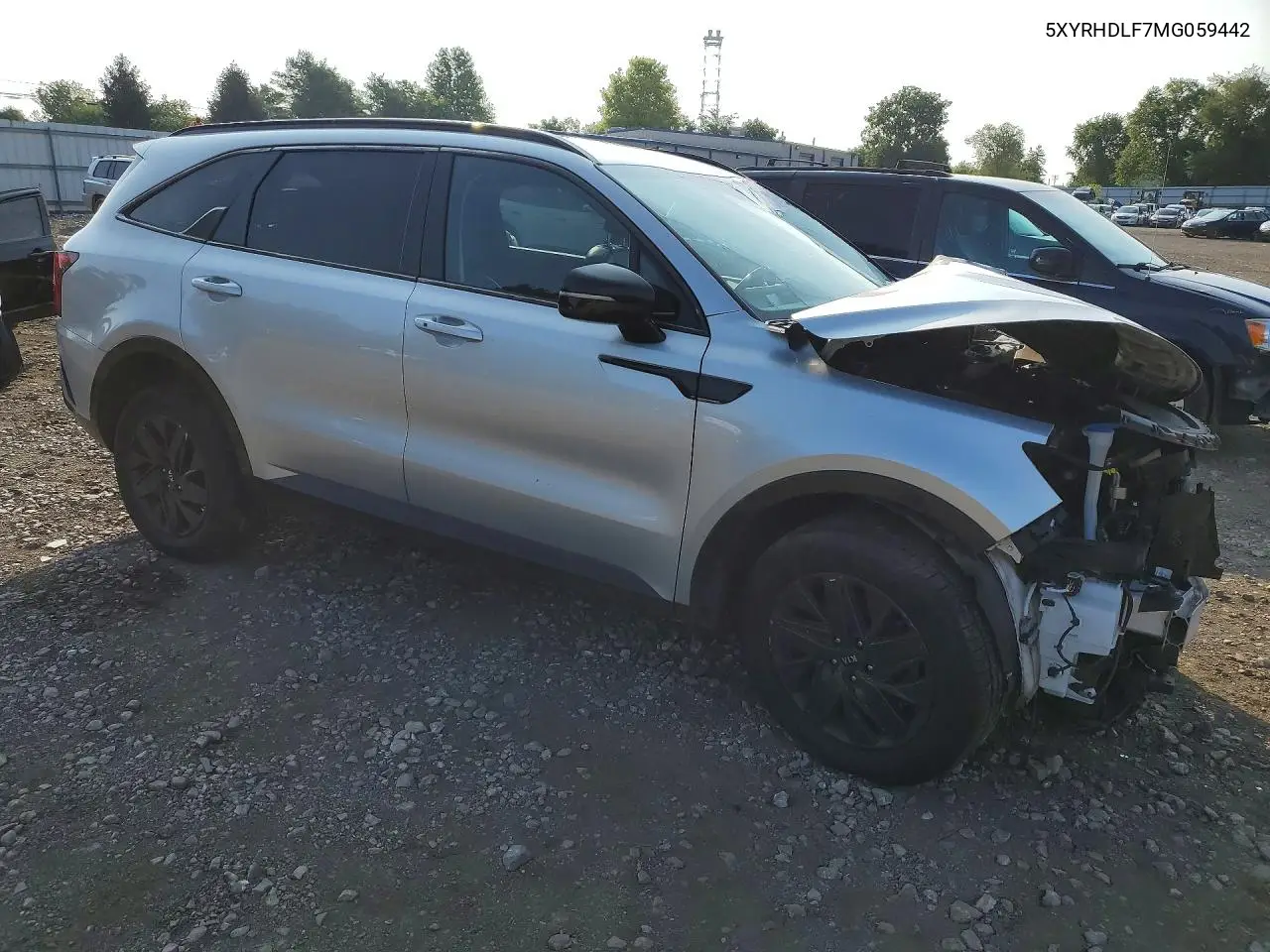 2021 Kia Sorento Ex VIN: 5XYRHDLF7MG059442 Lot: 60028256