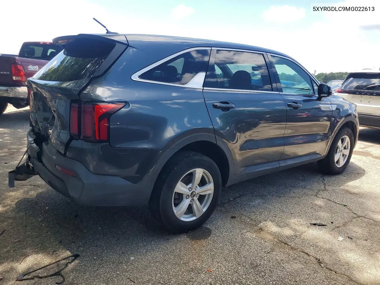 2021 Kia Sorento Lx VIN: 5XYRGDLC9MG022613 Lot: 60175436