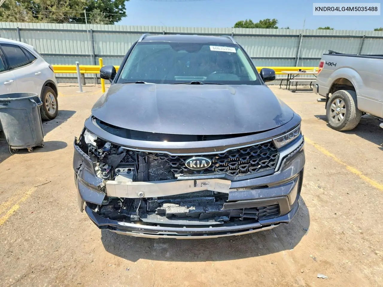 2021 Kia Sorento S VIN: KNDRG4LG4M5035488 Lot: 60635396
