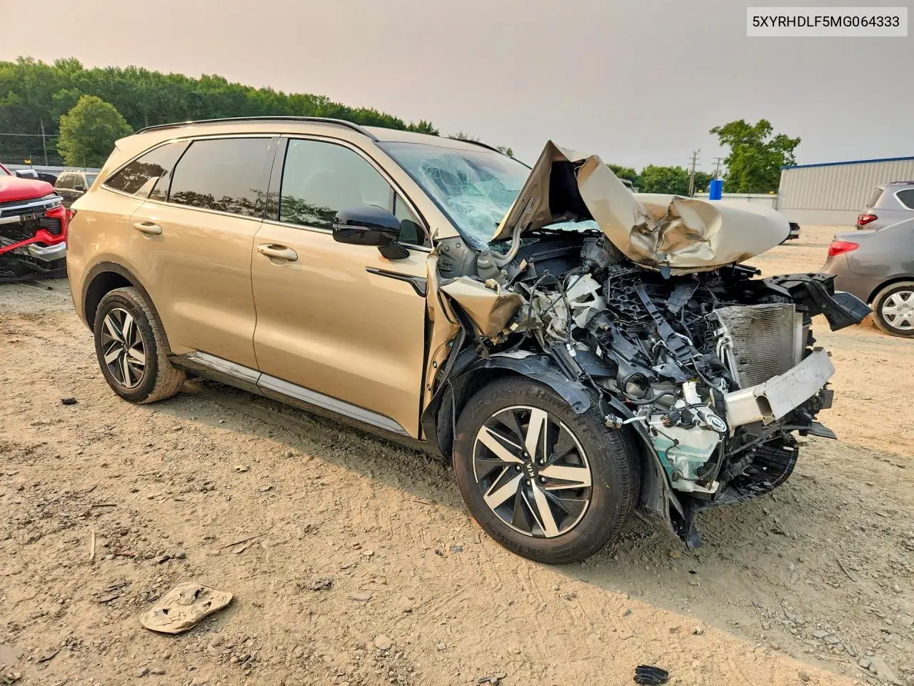2021 Kia Sorento Ex VIN: 5XYRHDLF5MG064333 Lot: 61017496