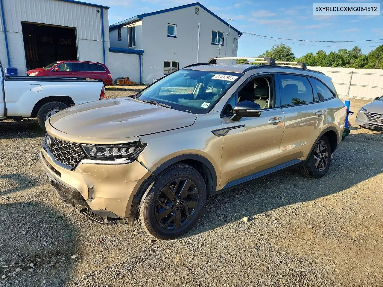 2021 Kia Sorento S VIN: 5XYRLDLCXMG064512 Lot: 61414936