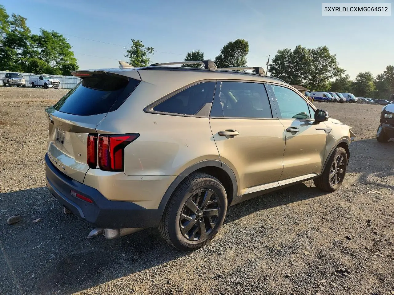 2021 Kia Sorento S VIN: 5XYRLDLCXMG064512 Lot: 61414936
