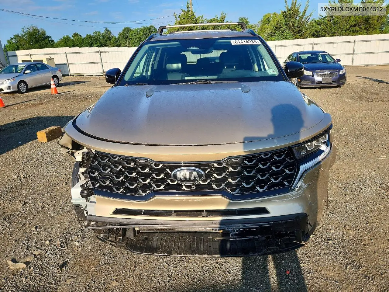 2021 Kia Sorento S VIN: 5XYRLDLCXMG064512 Lot: 61414936