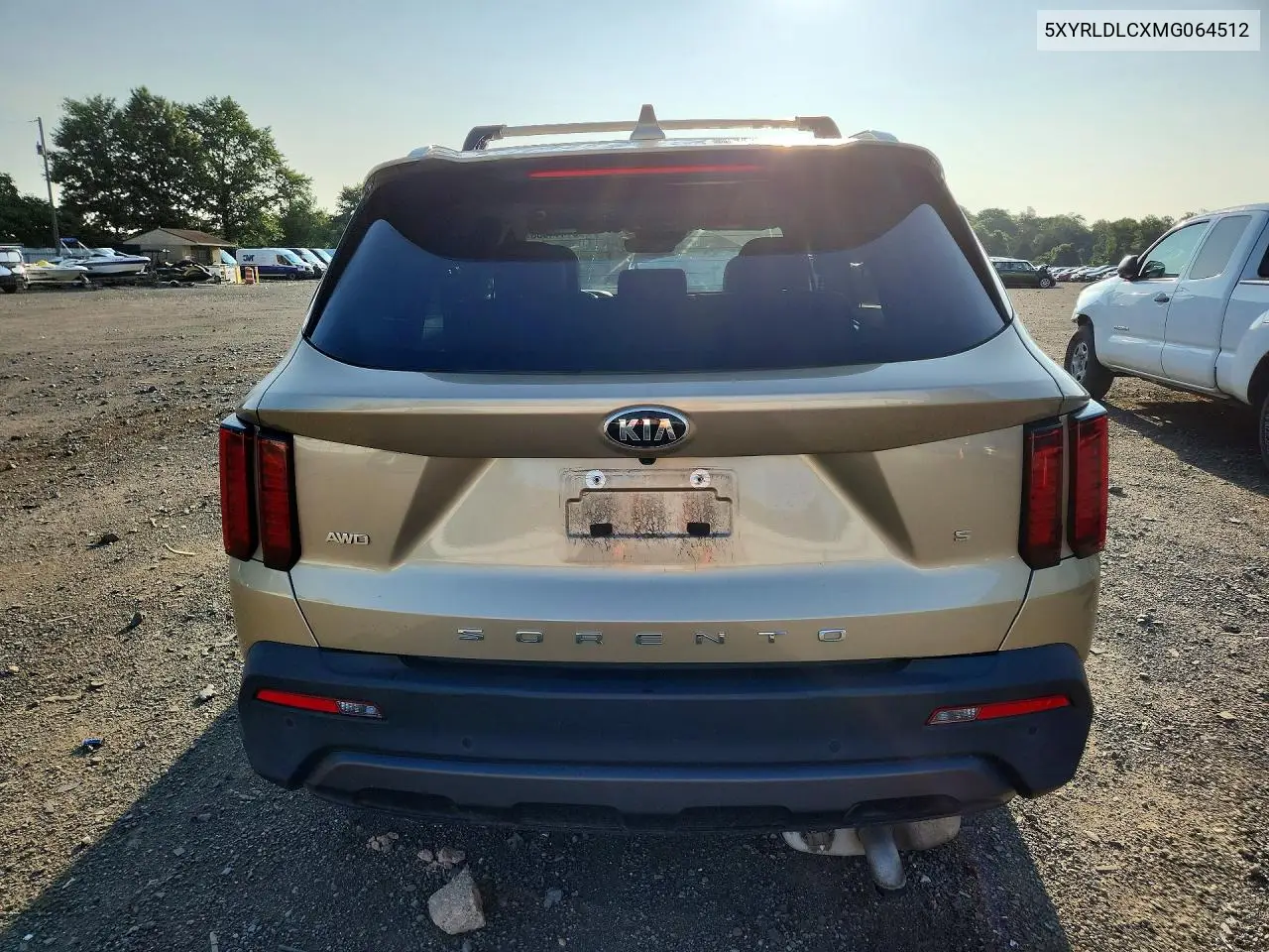 2021 Kia Sorento S VIN: 5XYRLDLCXMG064512 Lot: 61414936