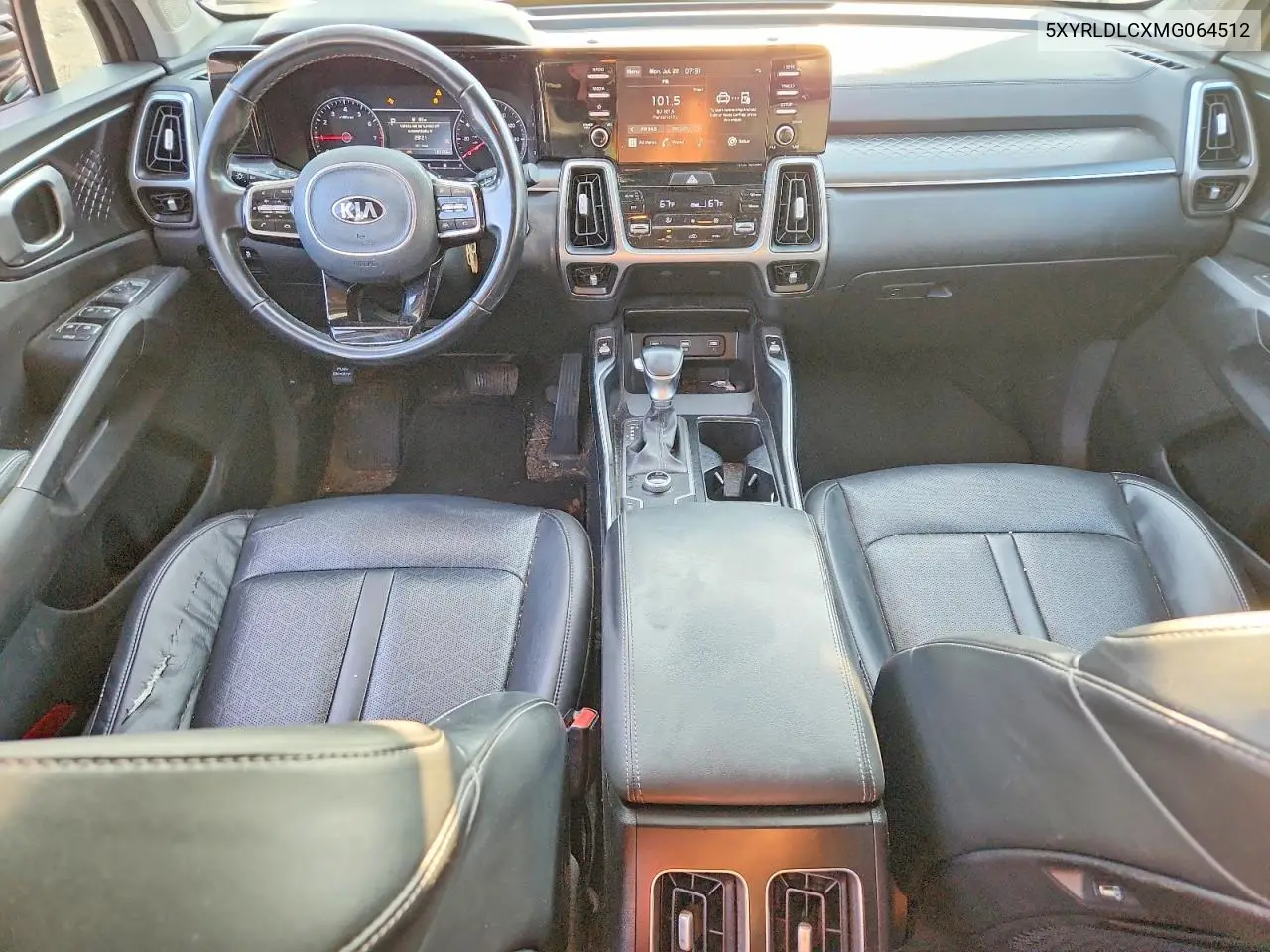 2021 Kia Sorento S VIN: 5XYRLDLCXMG064512 Lot: 61414936