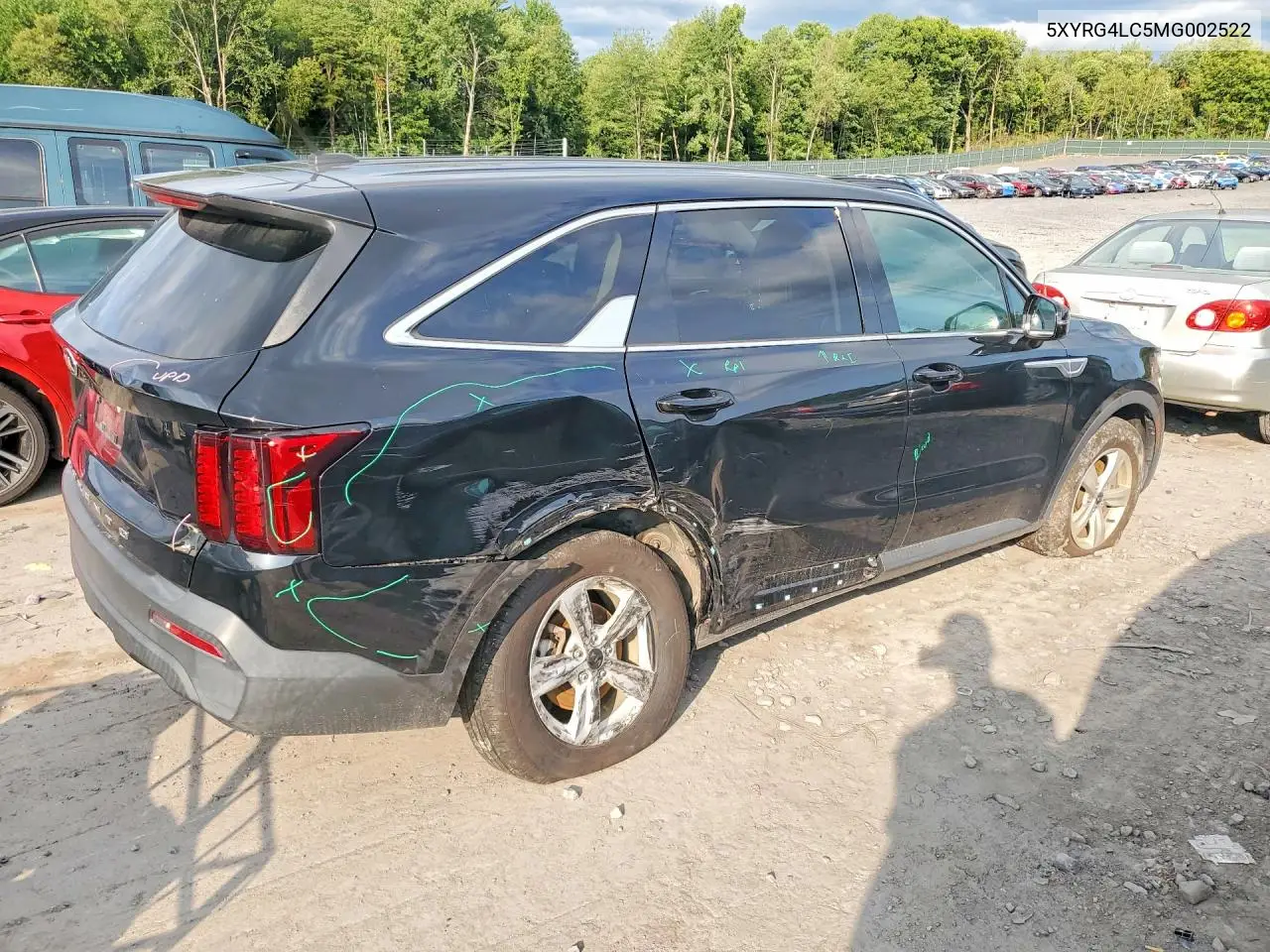 2021 Kia Sorento Lx VIN: 5XYRG4LC5MG002522 Lot: 61723926
