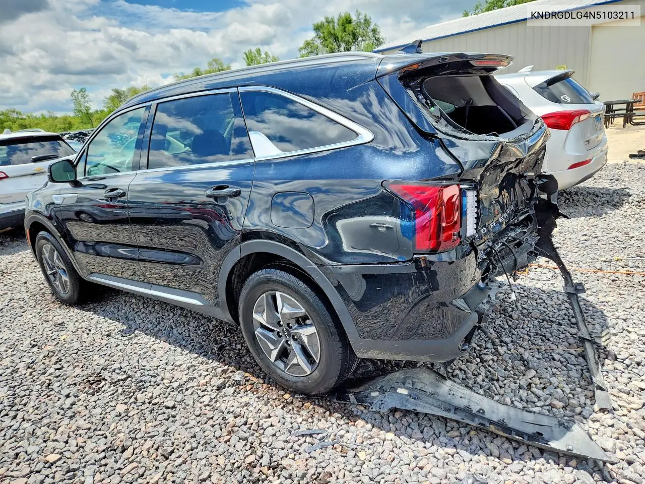 2022 Kia Sorento S VIN: KNDRGDLG4N5103211 Lot: 57837726
