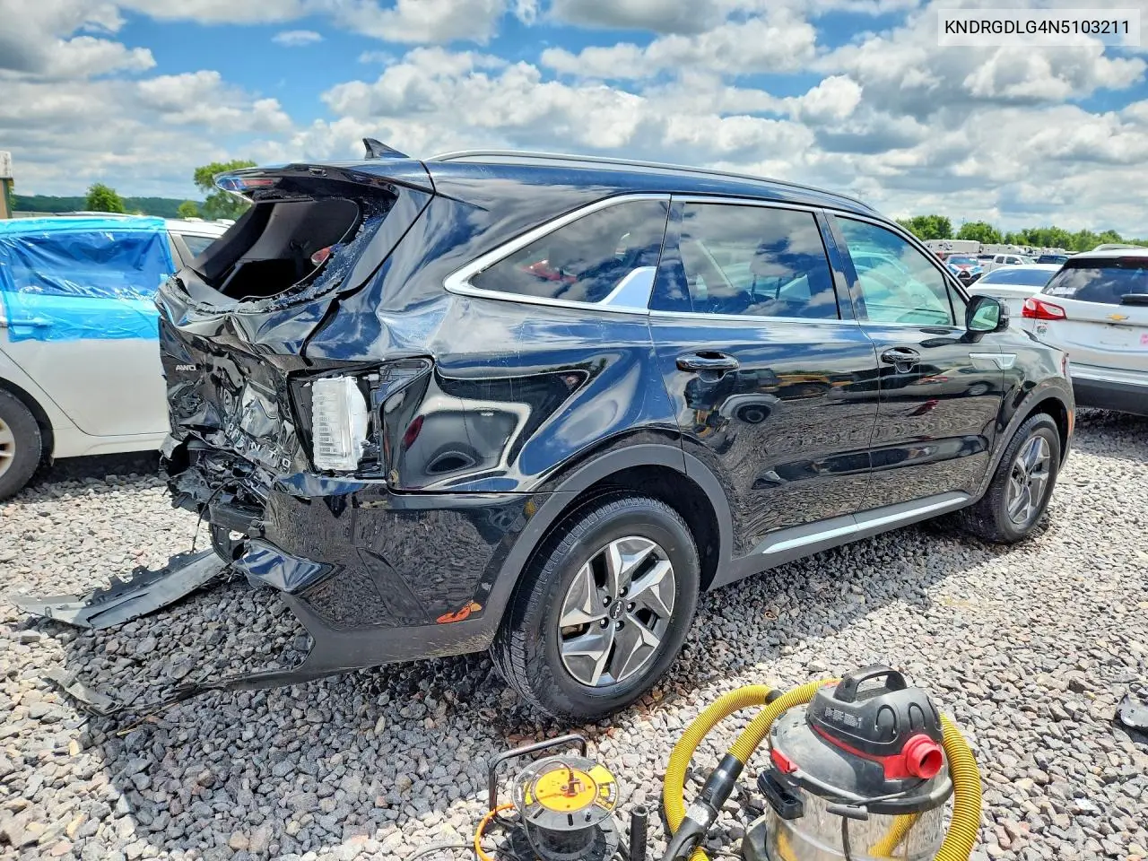 2022 Kia Sorento S VIN: KNDRGDLG4N5103211 Lot: 57837726