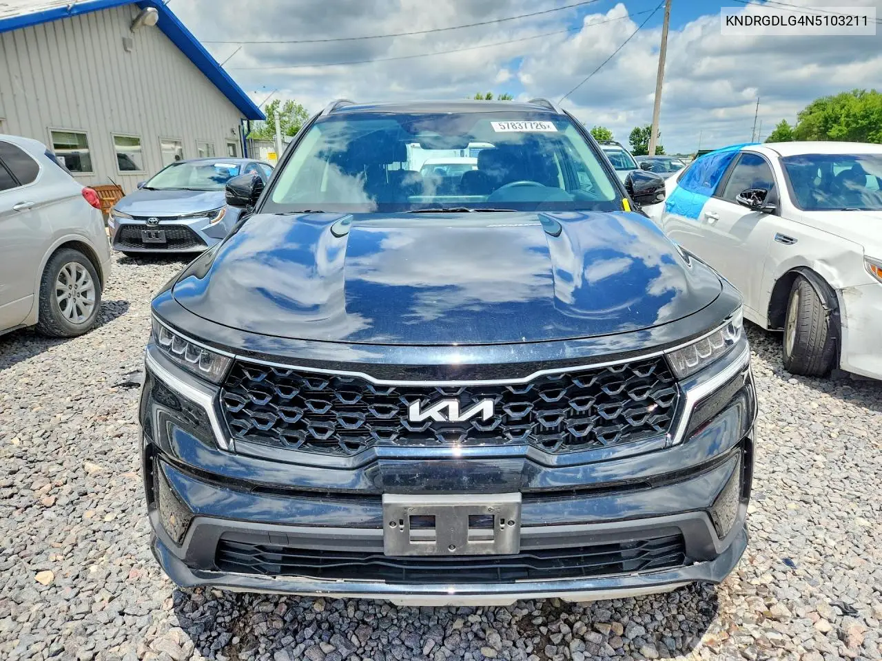 2022 Kia Sorento S VIN: KNDRGDLG4N5103211 Lot: 57837726