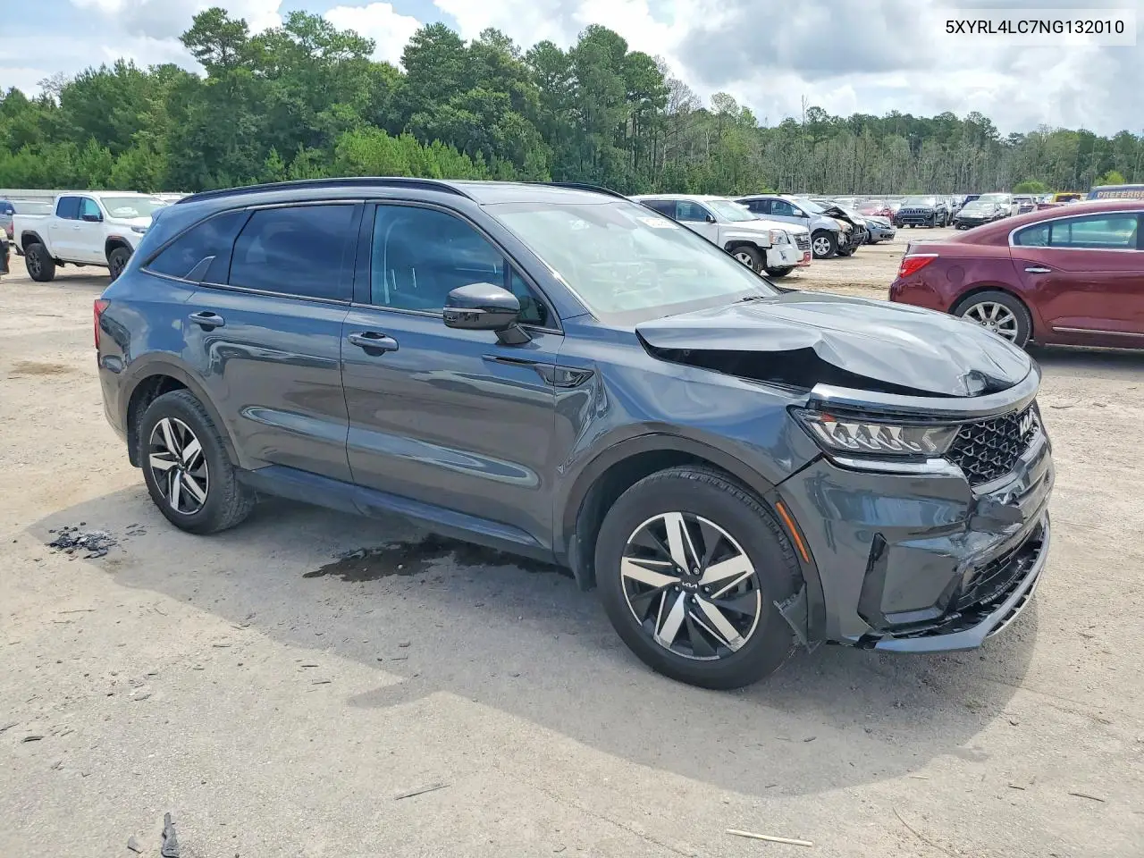 2022 Kia Sorento S VIN: 5XYRL4LC7NG132010 Lot: 61207956