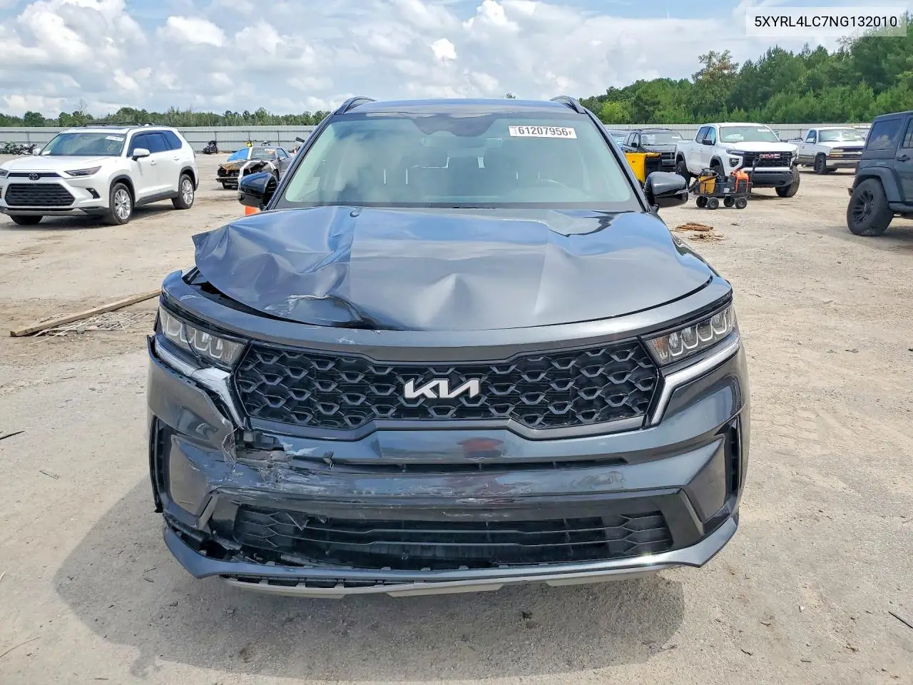 2022 Kia Sorento S VIN: 5XYRL4LC7NG132010 Lot: 61207956