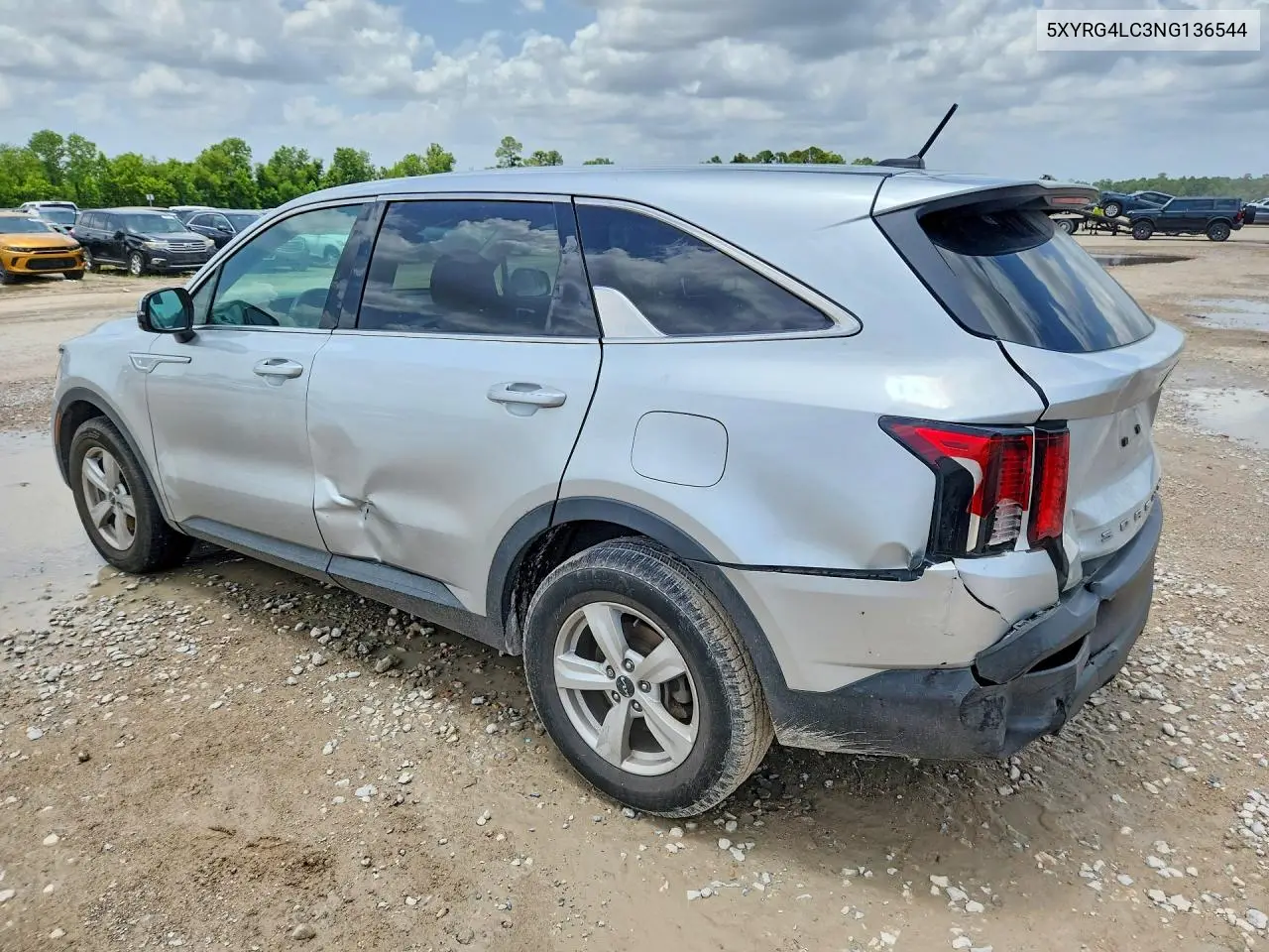 2022 Kia Sorento Lx VIN: 5XYRG4LC3NG136544 Lot: 61599246