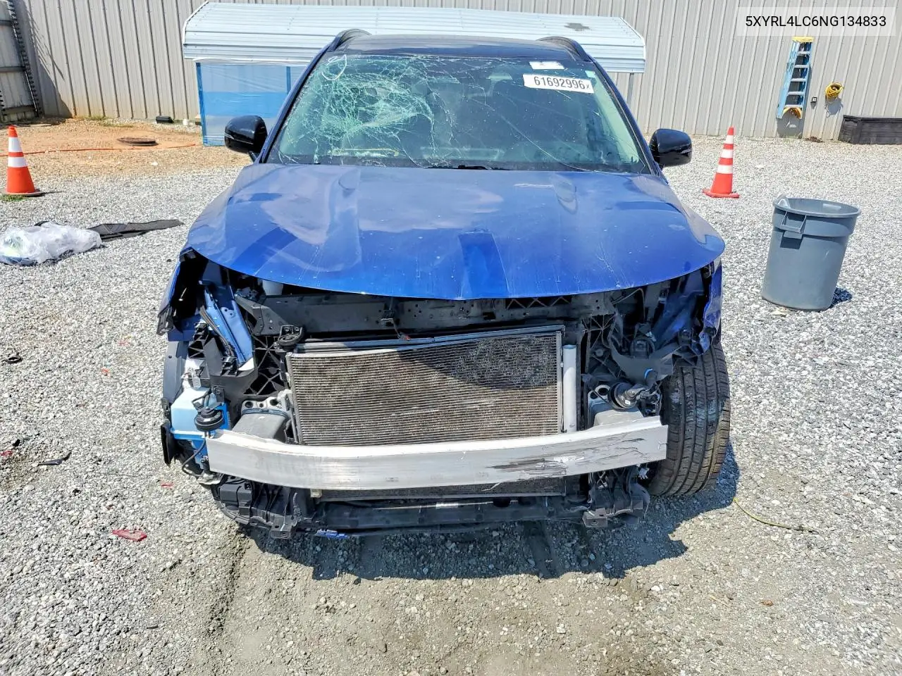 2022 Kia Sorento S VIN: 5XYRL4LC6NG134833 Lot: 61692996