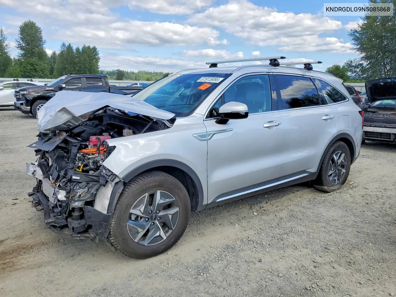 2022 Kia Sorento S VIN: KNDRGDLG9N5085868 Lot: 61915956