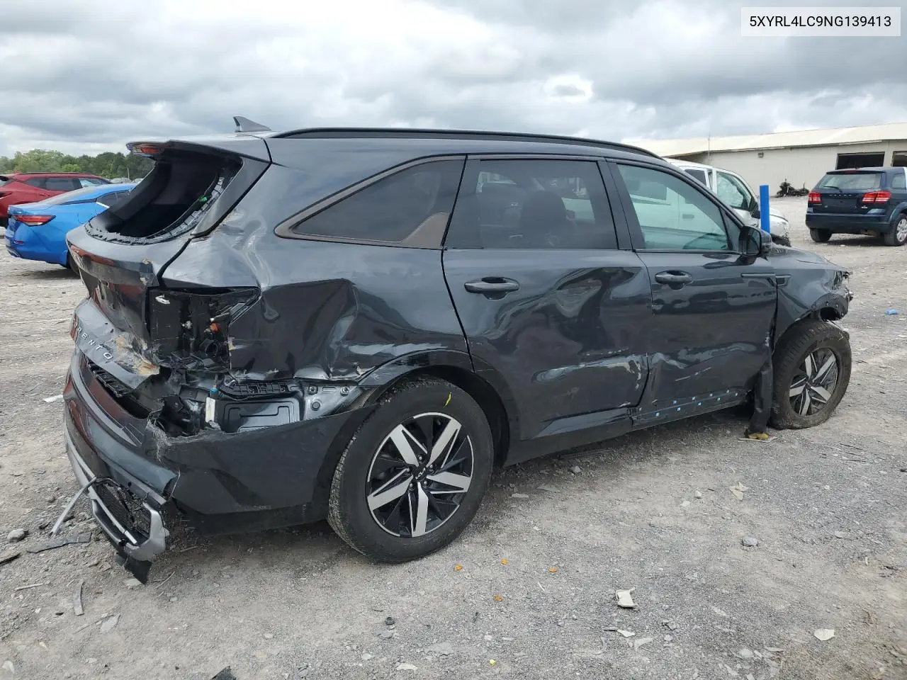 5XYRL4LC9NG139413 2022 Kia Sorento S