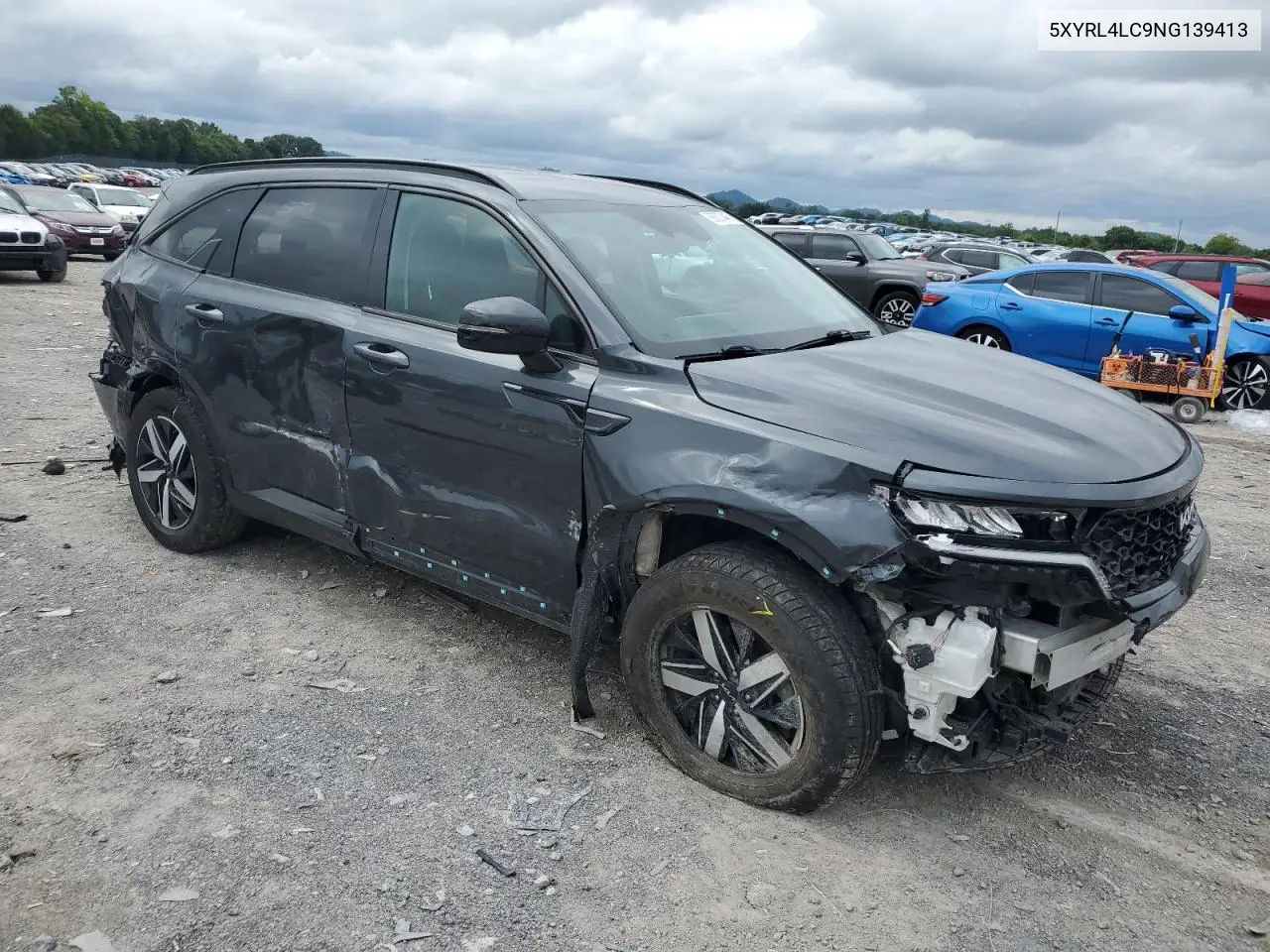 5XYRL4LC9NG139413 2022 Kia Sorento S