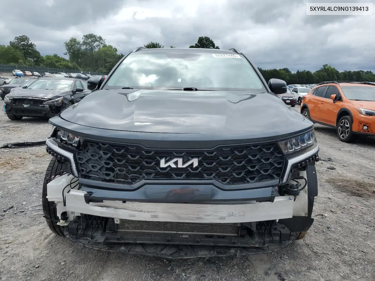5XYRL4LC9NG139413 2022 Kia Sorento S