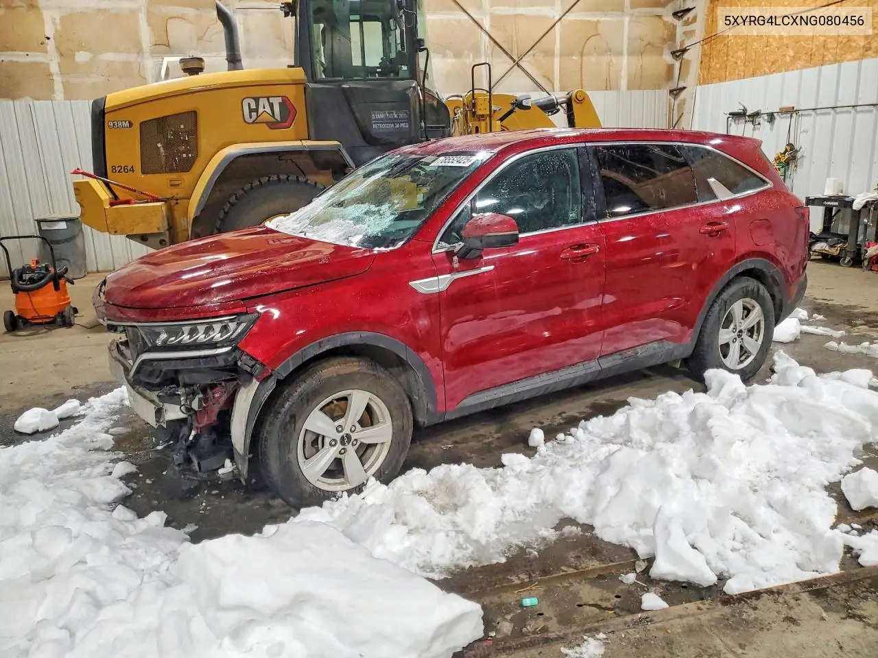 2022 Kia Sorento Lx VIN: 5XYRG4LCXNG080456 Lot: 78552425