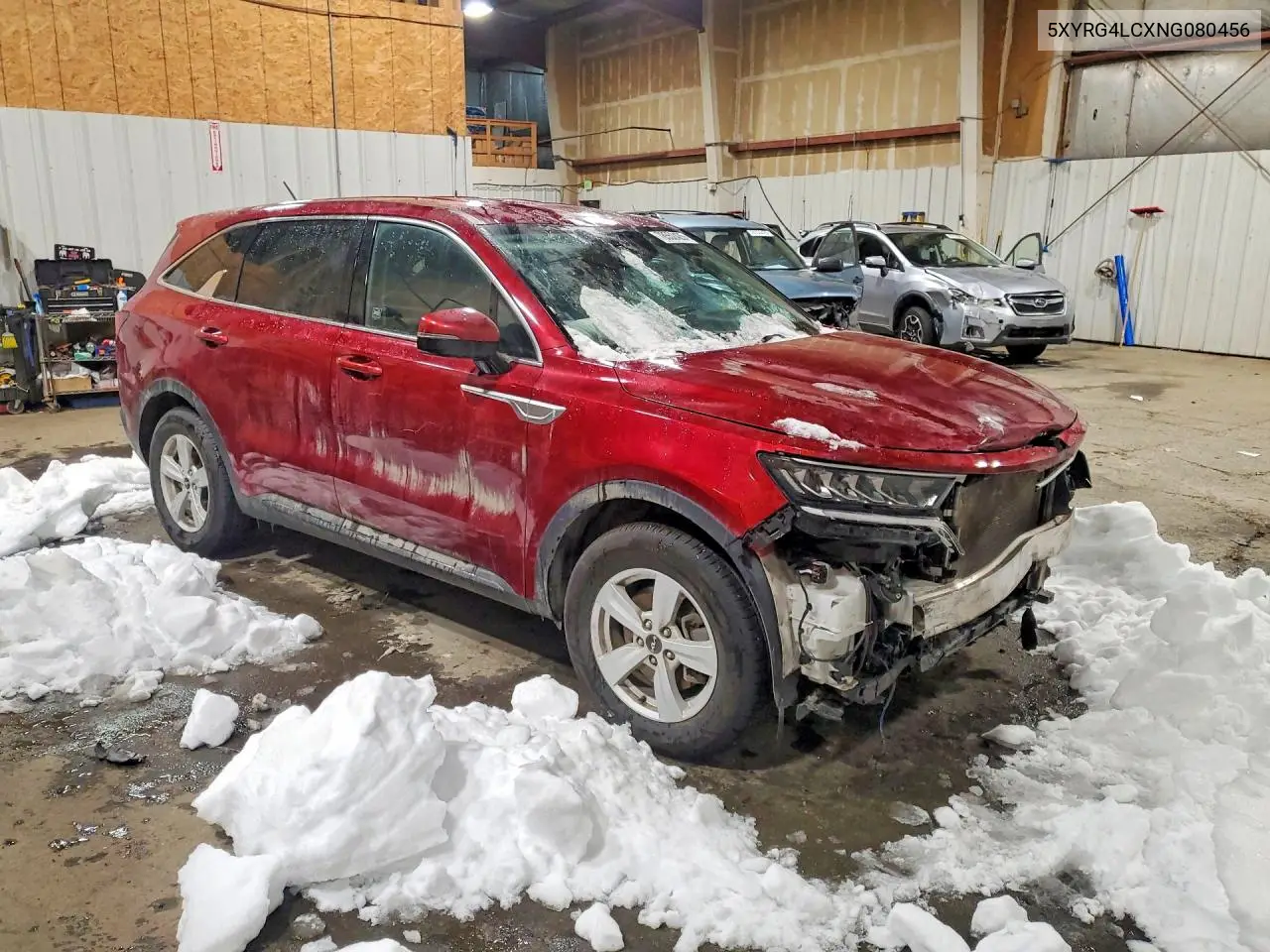 2022 Kia Sorento Lx VIN: 5XYRG4LCXNG080456 Lot: 78552425
