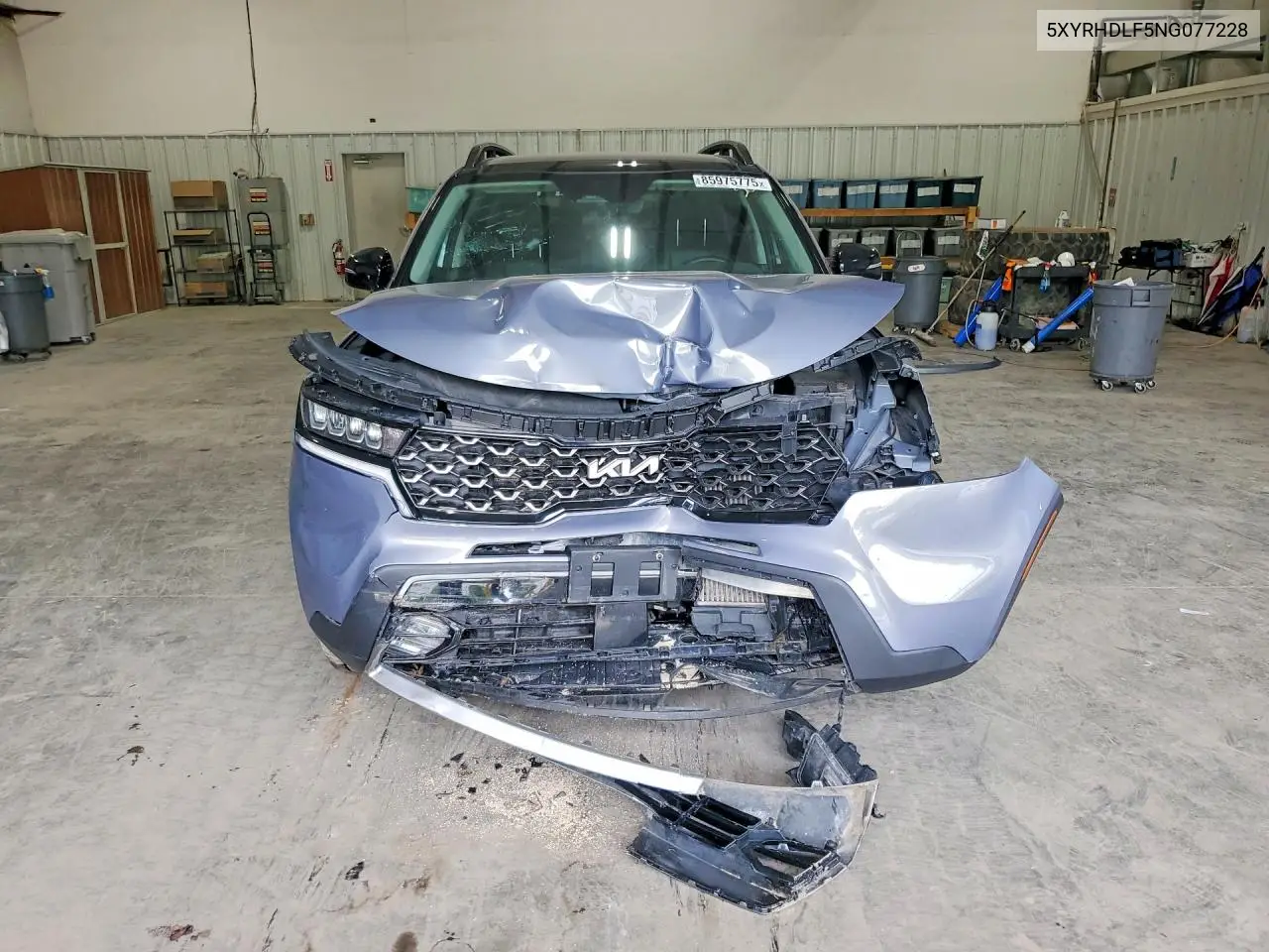 2022 Kia Sorento Ex VIN: 5XYRHDLF5NG077228 Lot: 85975775