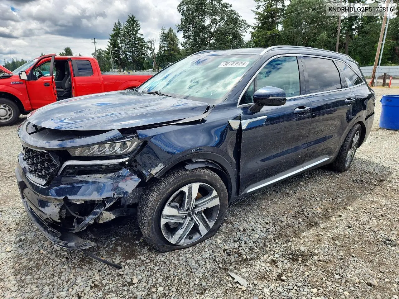 2023 Kia Sorento Ex VIN: KNDRHDLG2P5175816 Lot: 56189926
