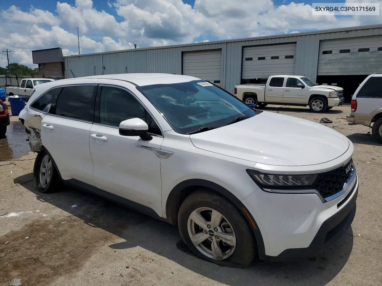 2023 Kia Sorento Lx VIN: 5XYRG4LC3PG171569 Lot: 60436366