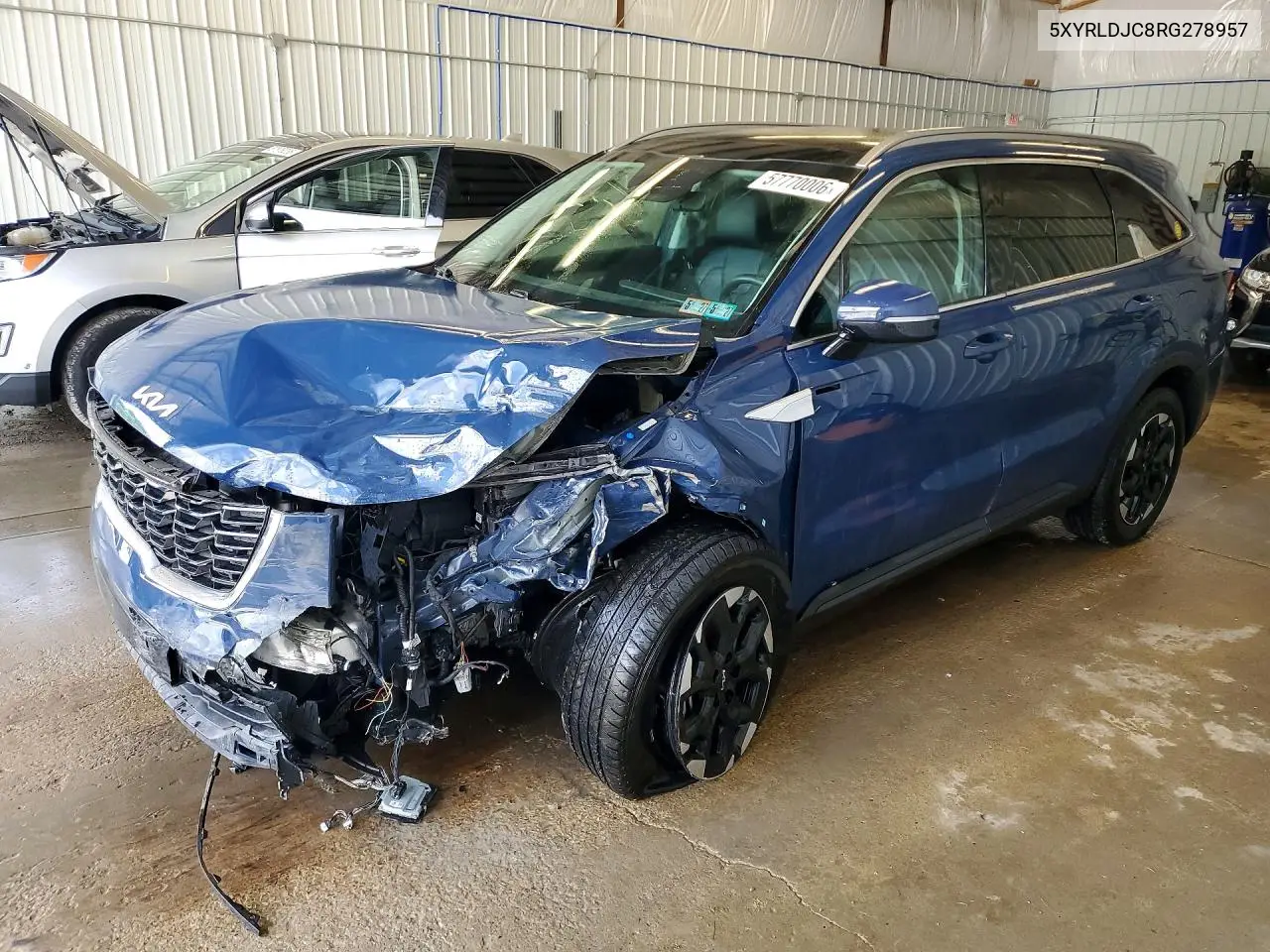 2024 Kia Sorento S VIN: 5XYRLDJC8RG278957 Lot: 57770006