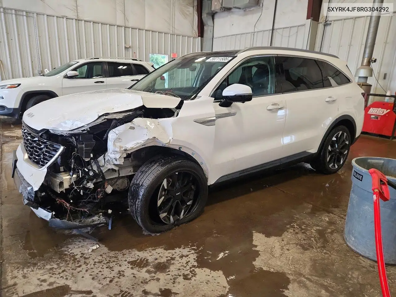 2024 Kia Sorento Sx VIN: 5XYRK4JF8RG304292 Lot: 59711586