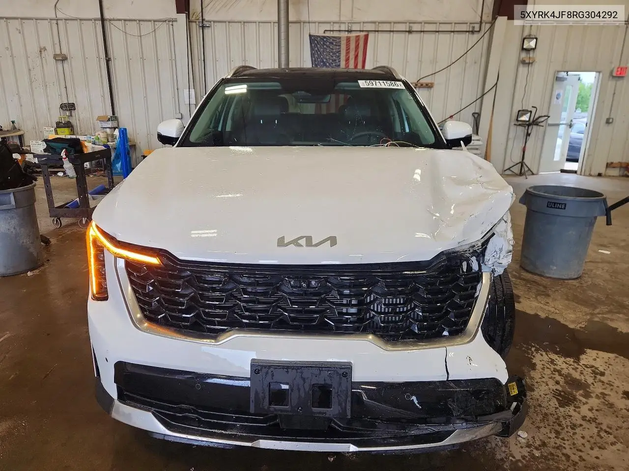 2024 Kia Sorento Sx VIN: 5XYRK4JF8RG304292 Lot: 59711586