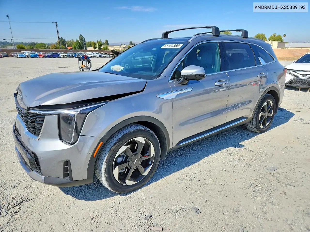 2025 Kia Sorento Sx Prestige VIN: KNDRMDJHXS5389193 Lot: 58154866