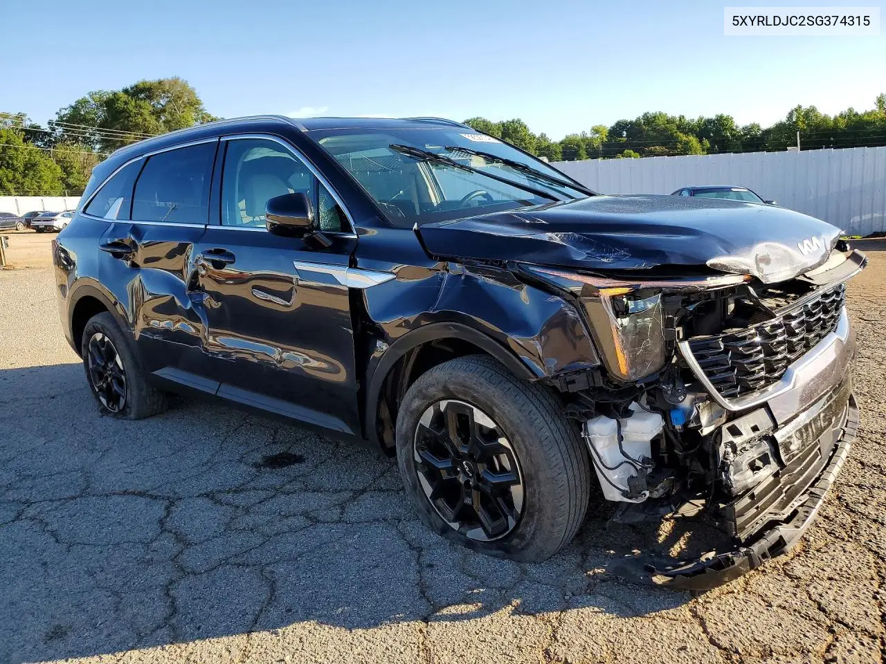 2025 Kia Sorento S VIN: 5XYRLDJC2SG374315 Lot: 58529146