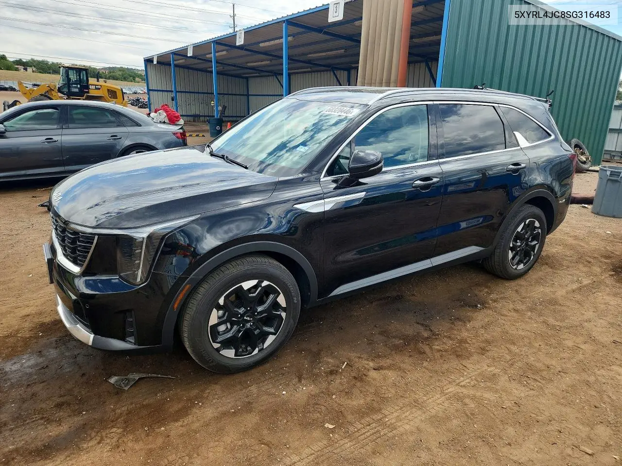 2025 Kia Sorento S VIN: 5XYRL4JC8SG316483 Lot: 60320446