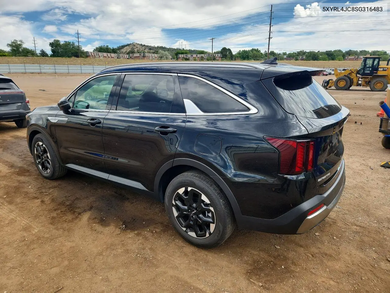 2025 Kia Sorento S VIN: 5XYRL4JC8SG316483 Lot: 60320446