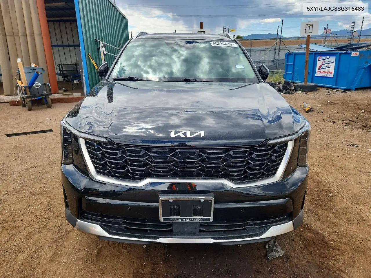 2025 Kia Sorento S VIN: 5XYRL4JC8SG316483 Lot: 60320446