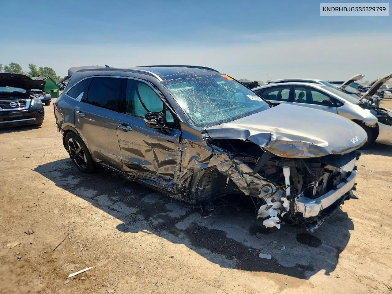 2025 Kia Sorento Ex VIN: KNDRHDJG5S5329799 Lot: 61179786