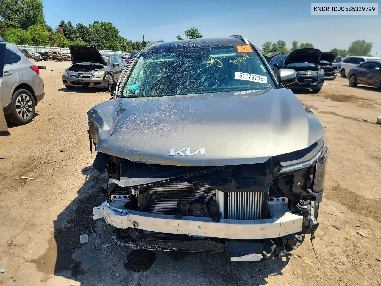 2025 Kia Sorento Ex VIN: KNDRHDJG5S5329799 Lot: 61179786