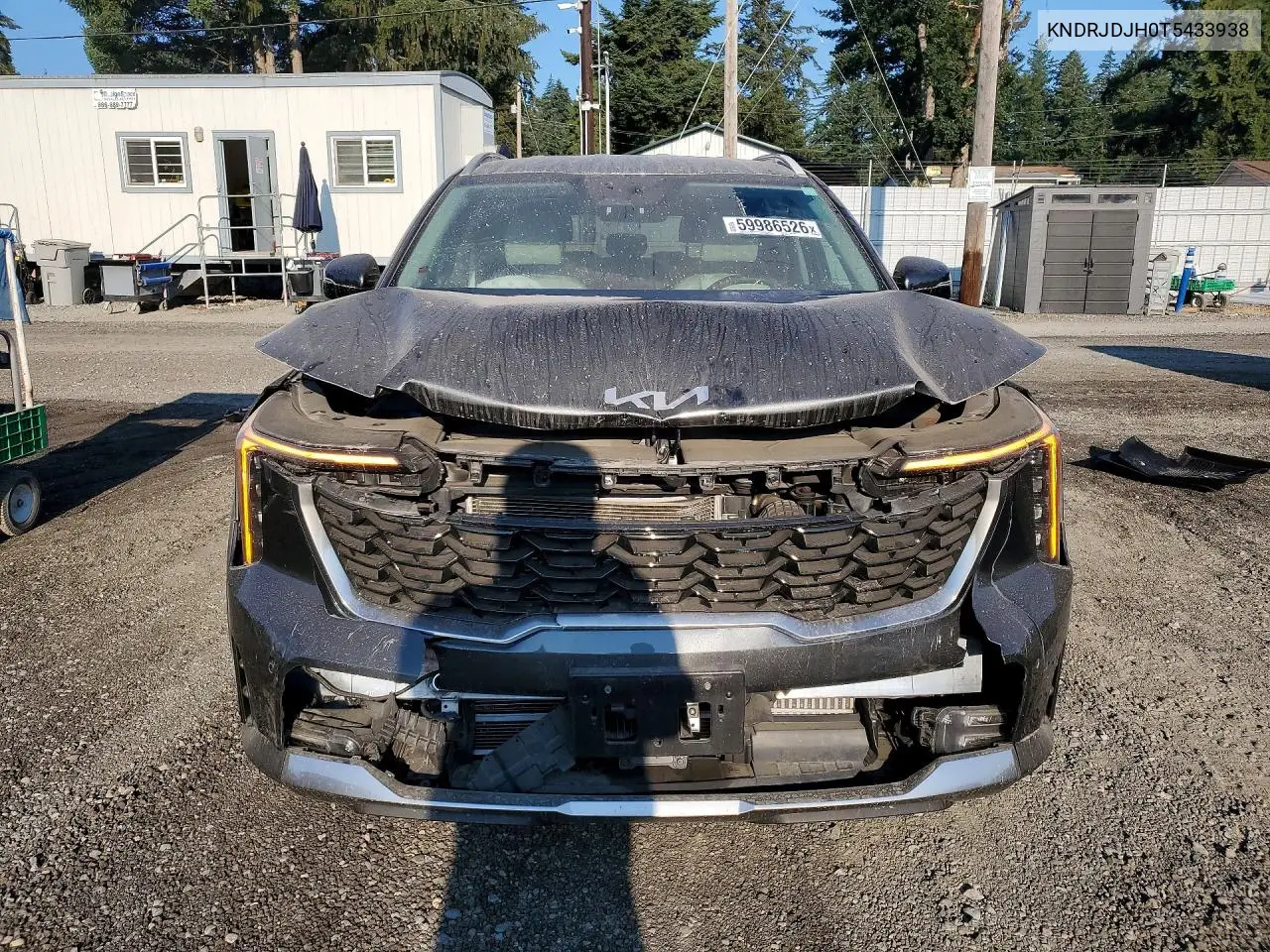 2026 Kia Sorento Ex VIN: KNDRJDJH0T5433938 Lot: 59986526