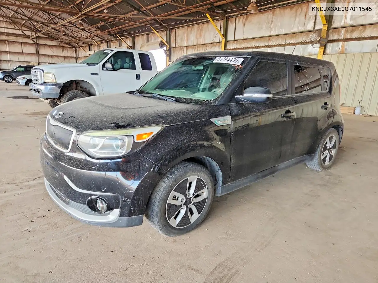 2016 Kia Soul Ev + VIN: KNDJX3AE0G7011545 Lot: 61494436